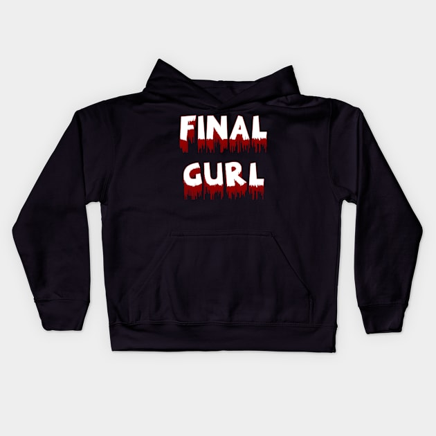 Final Gurl Kids Hoodie by JasonLloyd